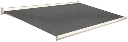 Knikarmscherm F10 Manueel Ral9001 Donker Doek D131 300x250cm