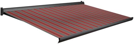 Knikarmscherm F10 Motor Schakelaar Ral 7016str Dessin Doek D265 500x250cm