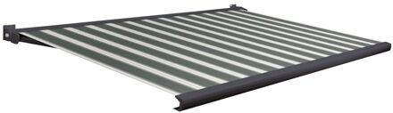Knikarmscherm F20 - Antraciet - Doek D408 - Elektrisch - Uv-bestendig - Met Afstandsbediening - 450x250cm