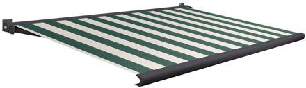 Knikarmscherm F20 Motor Schakelaar Ral 7016str. Dessin Doek D517 400x300cm