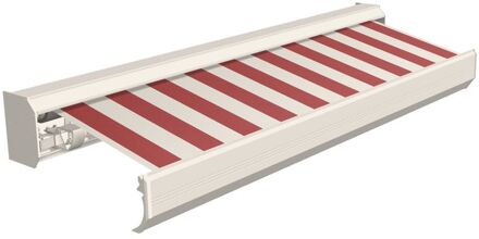 Knikarmscherm F30 Motor Schakelaar Ral 9001 Dessin Doek D509 600x300cm