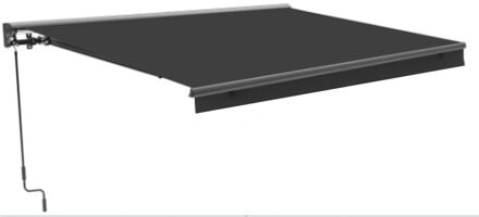 Knikarmscherm Uv30+ Manueel Antraciet Doek 295x250cm