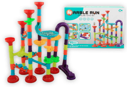 knikkerbaan Marble Run junior 93 delig Multikleur