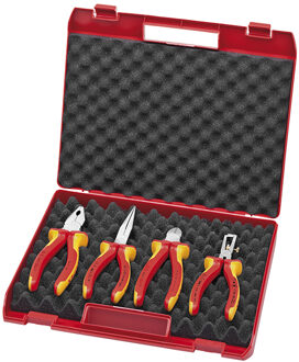 Knipex 00 20 15 VDE Tangenset 4-delig