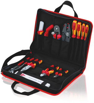 Knipex 00 21 11 Elektricien Gereedschapstas (zonder inhoud) 14-delig (l x b x h) 410 x 296 x 61 mm