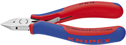 Knipex 77 42 115 Elektronica en fijnmechanica Zijkniptang Zonder facet 115 mm