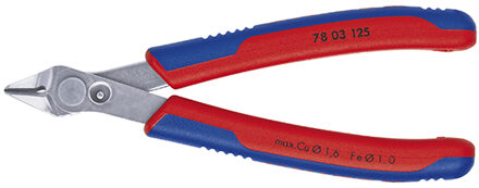 Knipex 7803125 Super-Knips Precisie Zijsnijtang - Elektronica - 125mm