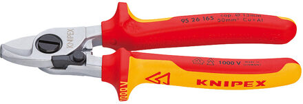Knipex 95 26 165 Kabelschaar Geschikt voor (striptechniek) Alu- en koperkabel, een- en meerdraads 15 mm 50 mm² 0