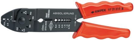 Knipex 97 21 215 B Krimptang Ongeïsoleerde open steekverbinders 0.5 tot 2.5 mm²