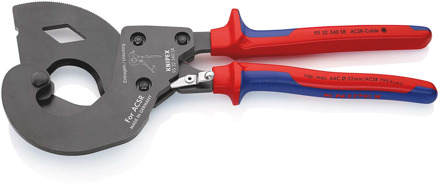Knipex ACSR bovengrondse kabelschaar | Voor elektriciteitsleidingen | Ratelprincipe - 95 32 340 SR