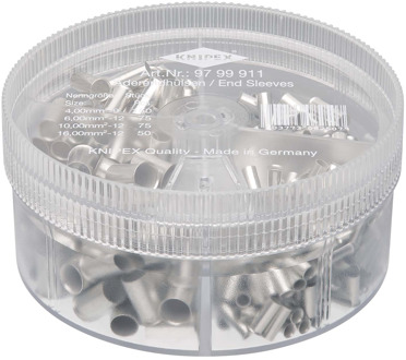 Knipex Assortimentsboxen Met Afgestripte Adereindhulzen - 97 99 911