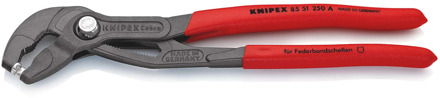 Knipex Bandveerklemtang | 250 mm Lengte | Anti-Slip | Kunststof Bekleed | Grijs Geatramenteerd - 85 51 250 A SB