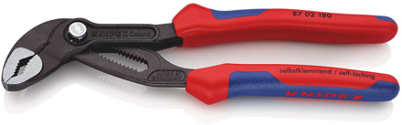 Knipex Cobra® Hightech-Waterpomptang | 180 mm Lengte | Meer-Componentengrepen | Grijs Geatramenteerd - 87 02 180 SB