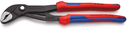 Knipex Cobra® Hightech-Waterpomptang | 300 mm Lengte | Meer-Componentengrepen | Grijs Geatramenteerd - 87 02 300 SB