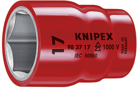 Knipex Dop voor ratel (dubbele zeskant) | met binnenvierkant | 1/2" - 98471