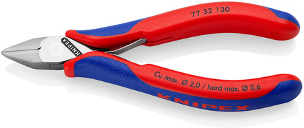 Knipex Elektronica-Zijsnijtang | 130 mm Lengte | Doorgestoken Scharnier | Meer-Componentengrepen - 77 32 130