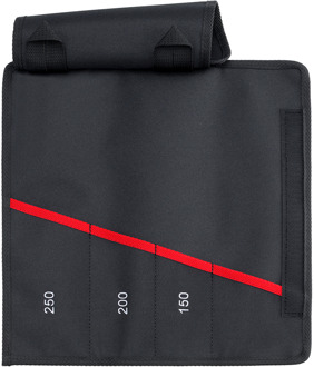 Knipex Gereedschapsroltas voor TwinGrip verstelbare grijptang leeg | 4 vakken | Lengte 330 mm - 00 19 61 LE