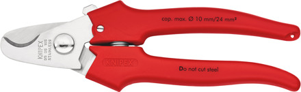 Knipex Kabelschaar 95 05 165 SB benen met kunststof omspoten met | kunststof bekleed | 165 mm (zelfbedie 95 05 165 SB