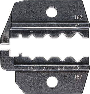 Knipex Krimpinzet Gedraaide contacten Harting 1.5 tot 6 mm² Knipex 97 49 61 Geschikt voor merk Knipex 97 43 200, 97 43 E, 97 43 E AUS, 97 43 E UK, 97 43 E US