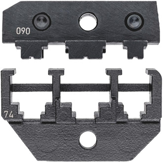 Knipex Krimpinzet Molexstekkers 4/6/8-polig RJ10, RJ11, RJ12, RJ45 Knipex 97 49 74 Geschikt voor merk Knipex 97 43 200, 97 43 E, 97 43 E AUS, 97 43 E UK, 97 43 E US