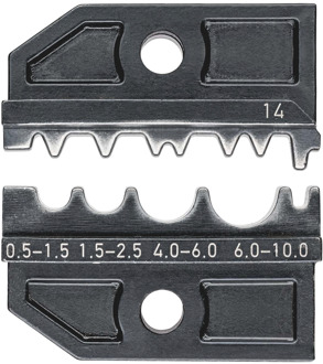 Knipex Krimpprofiel | Voor Niet-Geïsoleerde Klem-, Buis- en Perskabelschoenen | DIN 462 - 97 49 14