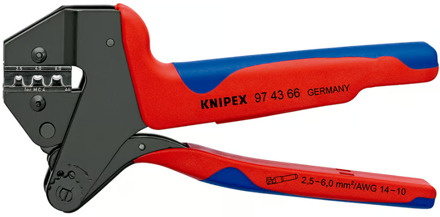 Knipex Krimptang MC4 (2,5 / 4 / 6 mm²) - 974366