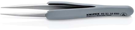 Knipex Pijptang S-Vormig | 560 mm Lengte | Snelle Instelling | Kunststof Bekleed | Grijs Poedergelakt - 92 21 10 ESD