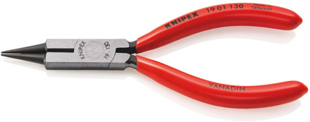 Knipex Rondbuigtang met Zijsnijder (Sieraad-Buigtang) | 130 mm Lengte | Kunststof Bekleed | Zwart Geatramenteerd - 19 01 130 SB