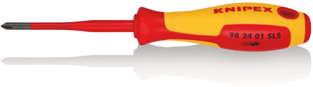 Knipex Schroevendraaier (Slim) PlusMinus Phillips® | Geïsoleerde meercomponenten-greep | VDE-gekeurd - 98 24 01 SLS