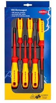 Knipex Schroevendraaierset Automaten 1000v 6-delig - Rood