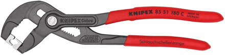 Knipex Slangklemtang Voor Klik-Klemmen | 180 mm Lengte | Anti-Slip | Kunststof Bekleed | Grijs Geatramenteerd - 85 51 180 C SB