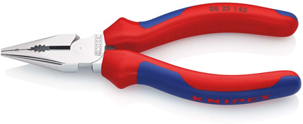 Knipex Spitse kombitang | Meer-componentengrepen | Verchroomd | Lengte 145 mm | Zelfbedieningskaart/blister - 08 25 145 SB