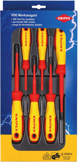 Knipex VDE schroevendraaier pakket | Phillips® / Pozidriv® | Zelfbedieningskaart/blister - 00 20 12 V03