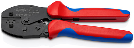 Knipex Zelfinstellende krimptang voor adereindhulzen | Zij-invoering | Meer-componentengrepen - 97 52 42 SB