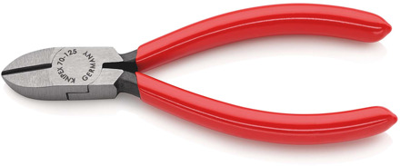 Knipex Zijsnijtang | 125 mm Lengte | Kunststof Bekleed | Zwart Geatramenteerd - 70 01 125 SB