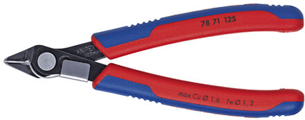 Knipex zijsnijtang elektronica 125 mm - 7871125