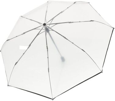 Knirps paraplu opvouwbaar M transparant black Zwart