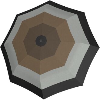 Knirps T.200 Medium Duomatic Umbrella classics black paraplu Zwart