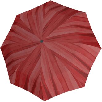 Knirps T.200 Medium Duomatic Umbrella soft scarlet paraplu Roze