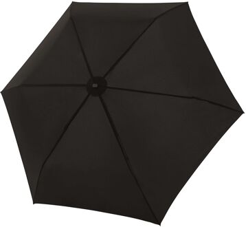 Knirps US.050 Ultra Light Slim Manual black paraplu Zwart