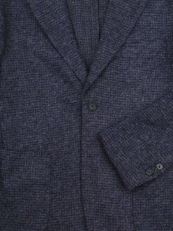 Knitted Colbert Unlined Navy Donkerblauw - 46,48,50,52,54,56