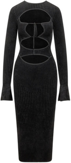 Knitted Dresses Andrea Adamo , Black , Dames - M