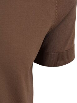 Knitted T-shirt Wake Tabacco Bruin - L,M,S,XL