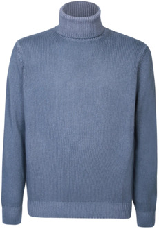 Knitwear Dell'oglio , Blue , Heren - 2XL