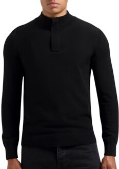 Knitwear Hidden Halfzip Sweater Heren - XXL