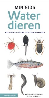 KNNV Uitgeverij Minigids Waterdieren - Minigids - Jasper de Ruiter