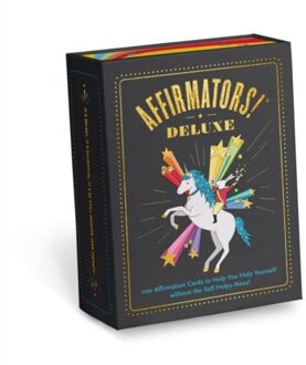 Knock Knock Affirmators! Deluxe Deck: 100 Affirmation Cards - suzi barrett