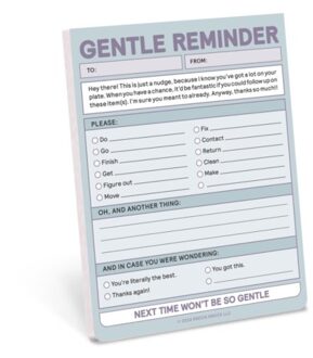 Knock Knock Gentle Reminder Nifty Note (Pastel Version) - Knock Knock