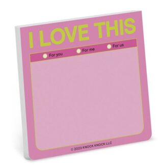 Knock Knock I Love This Sticky Note (Pastel) - Knock Knock