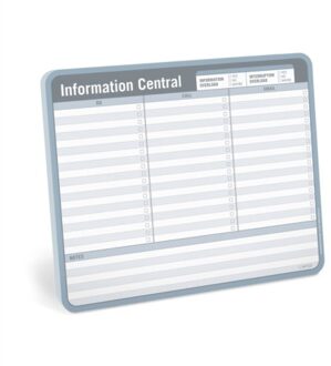 Knock Knock Information Central Paper Mousepad (Blue/Gray)